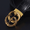 Fashion Alloy  Genuine Leather Constellation Avatar Buckle Belt-SunglassesCraft