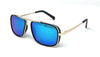 Classic Square Sunglasses With Metal Frame For Men And Women-Sunglassescraft