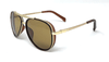 Classic Metal Frame Aviator Brown Sunglasses For Men And Women-SunglassesCraft