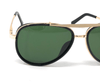 Classic Metal Frame Aviator Green Sunglasses For Men And Women-SunglassesCraft