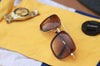Brown Gradient Square Sunglasses For Men And Women-SunglassesCraft