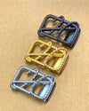 Trendy H Letter Pressing Buckle With Leather Strap -SunglassesCraft