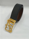 Trendy H Letter Pressing Buckle With Leather Strap -SunglassesCraft
