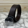 Flower Pattern Round Pin Buckle Leather Belt For Men-SunglassesCraft