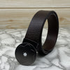 Flower Pattern Round Pin Buckle Leather Belt For Men-SunglassesCraft