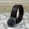Vintage Round Buckle Belt With Leather Strap-SunglassesCraft