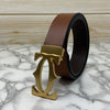 Cross Pattern Casual and Formal Leather Strap Belt -SunglassesCraft