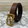 H-Pattern Leather Strap Belt For Men-SunglassesCraft