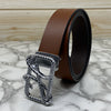 H-Pattern Leather Strap Belt For Men-SunglassesCraft