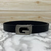 Metal  G-Shape Leather Strap Belt-SunglassesCraft