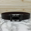Cross Pattern Casual and Formal Leather Strap Belt -SunglassesCraft