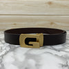 Metal  G-Shape Leather Strap Belt-SunglassesCraft