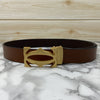 Cross Pattern Casual and Formal Leather Strap Belt -SunglassesCraft