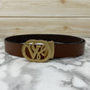 VSL Round Pin Buckle With Leather Strap-SunglassesCraft