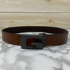 Metal  G-Shape Leather Strap Belt-SunglassesCraft