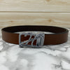 H-Pattern Leather Strap Belt For Men-SunglassesCraft