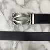 Cross Pattern Casual and Formal Leather Strap Belt -SunglassesCraft