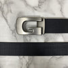 Metal  G-Shape Leather Strap Belt-SunglassesCraft