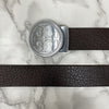 Vintage Round Buckle Belt With Leather Strap-SunglassesCraft