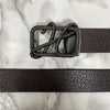 H-Pattern Leather Strap Belt For Men-SunglassesCraft