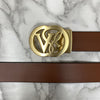 VSL Round Pin Buckle With Leather Strap-SunglassesCraft