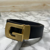 Metal  G-Shape Leather Strap Belt-SunglassesCraft