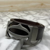 Cross Pattern Casual and Formal Leather Strap Belt -SunglassesCraft