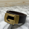 Metal  G-Shape Leather Strap Belt-SunglassesCraft