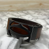 Cross Pattern Casual and Formal Leather Strap Belt -SunglassesCraft