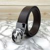 Trendy Round Leather Strap Belt For Men-SunglassesCraft