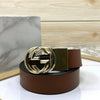 Trendy Round Leather Strap Belt For Men-SunglassesCraft