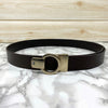 Round Lock Pattern Pressing Buckle With Leather Strap-SunglassesCraft