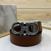 Classic 8 Pattern Formal Design Leather Strap Belt -SunglassesCraft