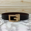 Square G-Section Leather Belt-SunglassesCraft