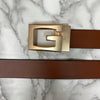 Square G-Section Leather Belt-SunglassesCraft