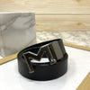 M-Pattern Leather Strap Belt -SunglassesCraft