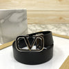 Casual V-Pattern Leather Strap Belt-SunglassesCraft