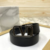 Casual V-Pattern Leather Strap Belt-SunglassesCraft