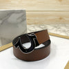 U-Pattern Formal and Casual Leather Strap belt-SunglassesCraft