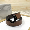 U-Pattern Formal and Casual Leather Strap belt-SunglassesCraft