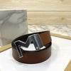 M-Pattern Leather Strap Belt -SunglassesCraft