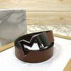 M-Pattern Leather Strap Belt -SunglassesCraft