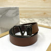 Casual V-Pattern Leather Strap Belt-SunglassesCraft