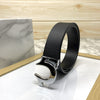 U-Pattern Formal and Casual Leather Strap belt-SunglassesCraft