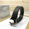 U-Pattern Formal and Casual Leather Strap belt-SunglassesCraft