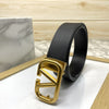 Casual V-Pattern Leather Strap Belt-SunglassesCraft