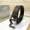 M-Pattern Leather Strap Belt -SunglassesCraft