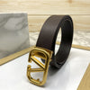 Casual V-Pattern Leather Strap Belt-SunglassesCraft