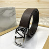 Casual V-Pattern Leather Strap Belt-SunglassesCraft