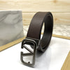 Casual V-Pattern Leather Strap Belt-SunglassesCraft